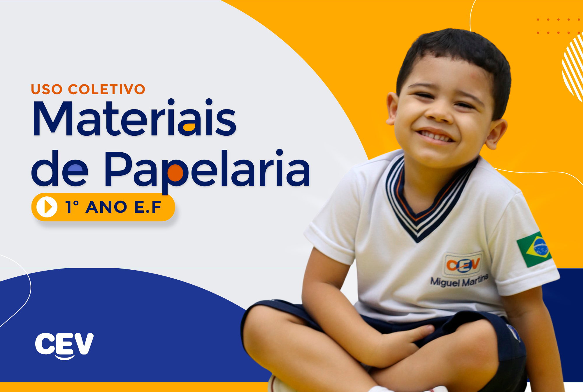 Materiais de Papelaria - Uso Coletivo - 1º ANO E.F - 2025