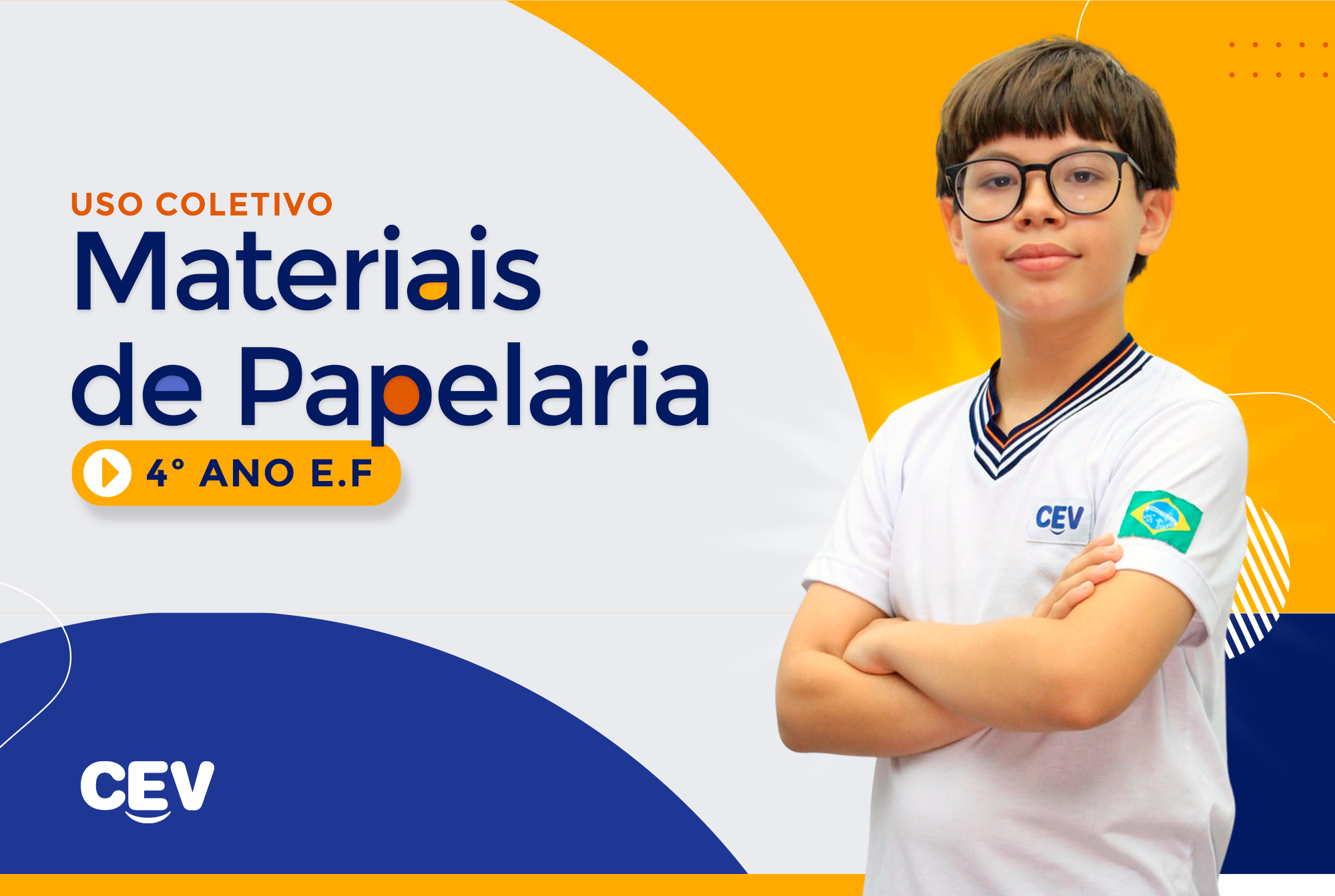 Materiais de Papelaria - Uso Coletivo - 4º ANO E.F - 2025