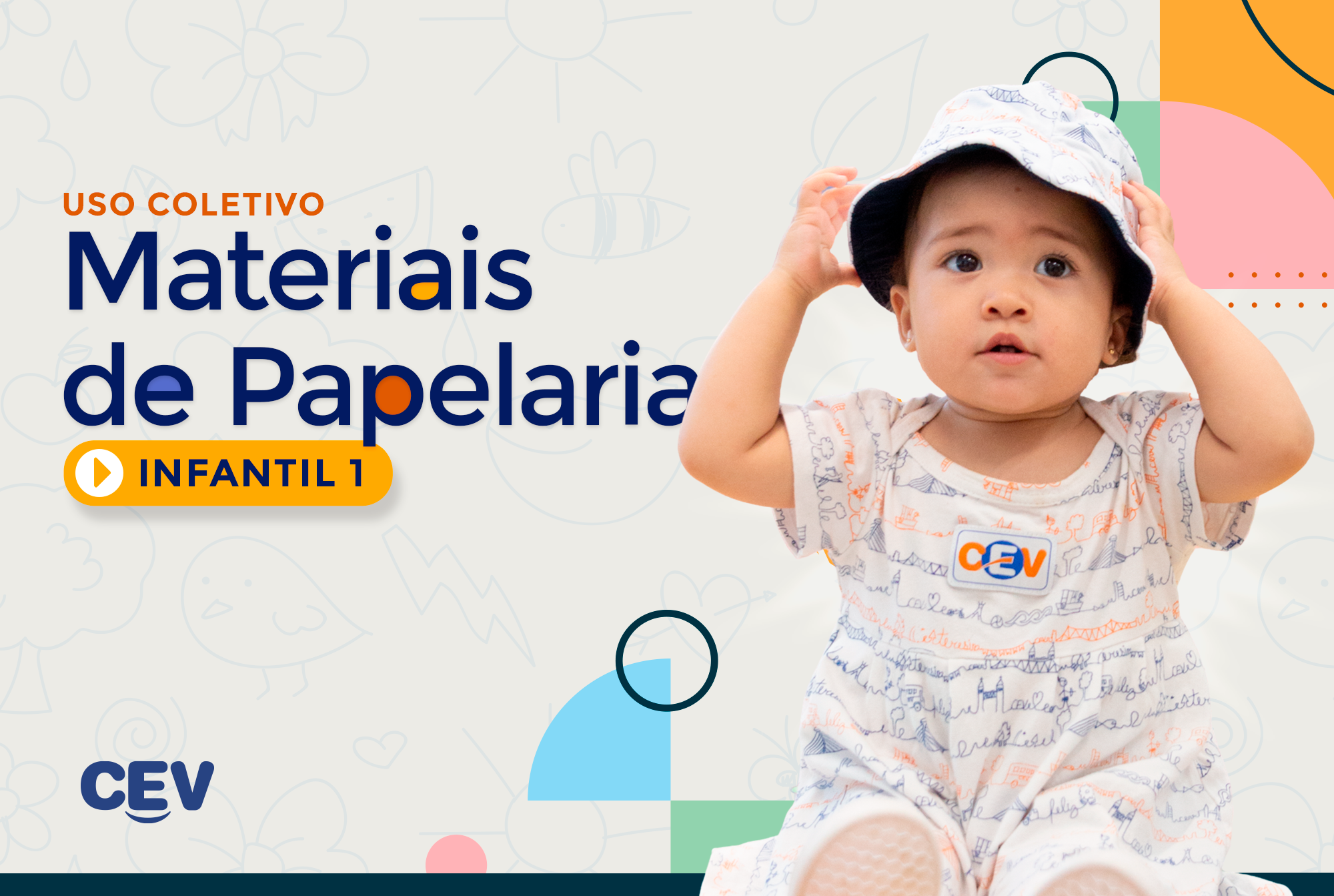 Materiais de Papelaria - Uso Coletivo - INFANTIL 1 - 2025