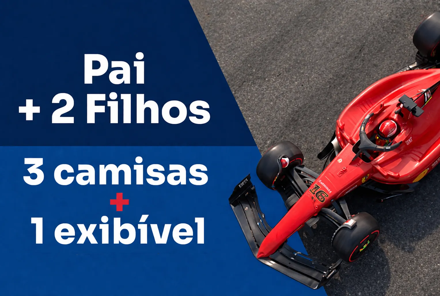 KIT PAI E 2 FILHOS - Homenagem ao Dia dos Pais - 2026