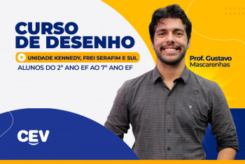 CURSO DE DESENHO (1º ano EF ao 7º ano EF) - 2025